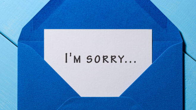 Give Yourself and Someone Else a Holiday Present… An Apology